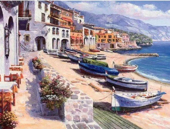 Digital Frame Oil Painting Coloring Painting Photo Color - Shop at LoveMi