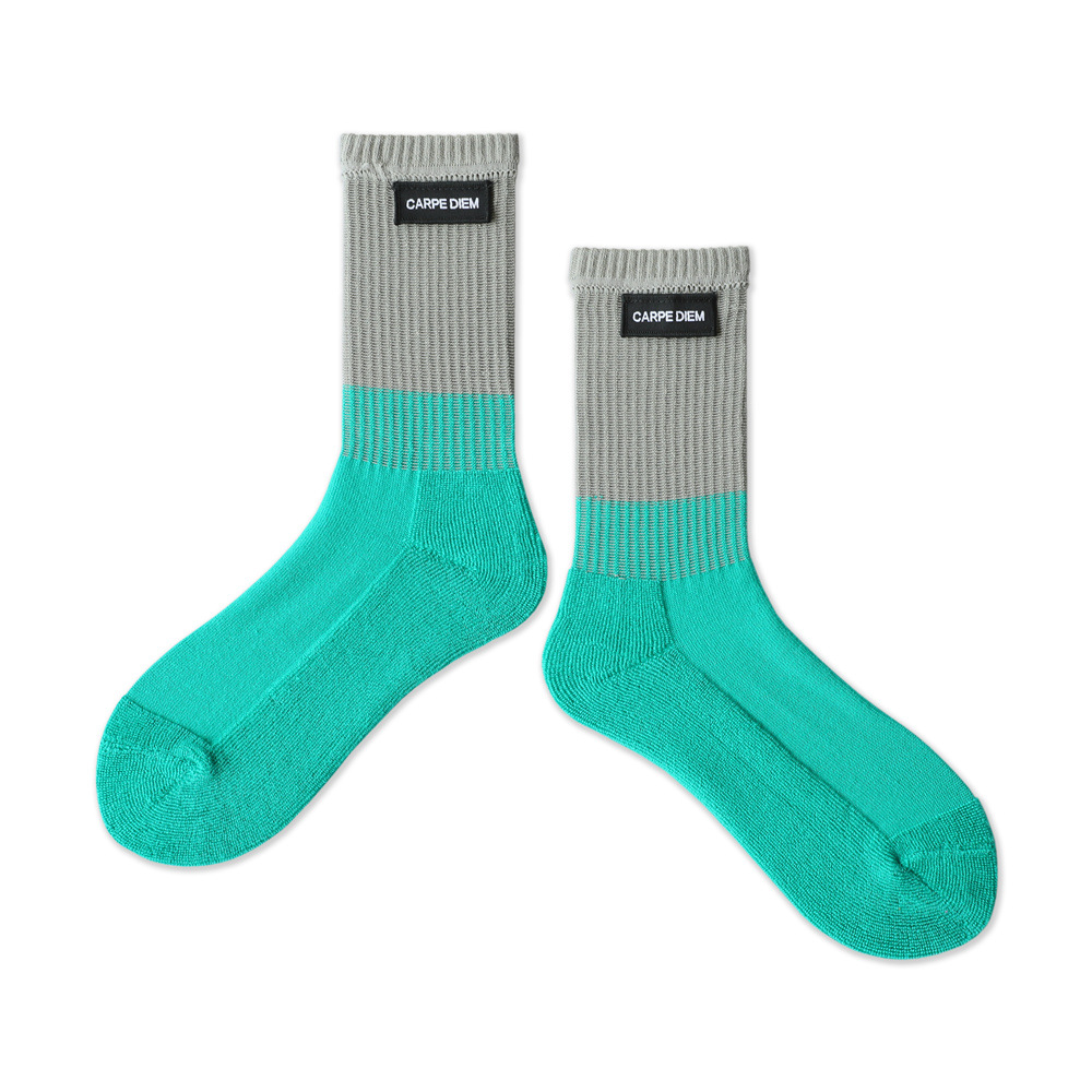 Towel Bottom Movement Ins Cotton Socks Tide Socks Cold Bluish Grey - Shop at LoveMi