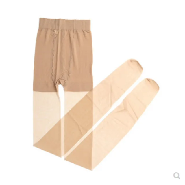Pearly Shiny Silk Transparent Pantyhose Skin Color - Shop at LoveMi