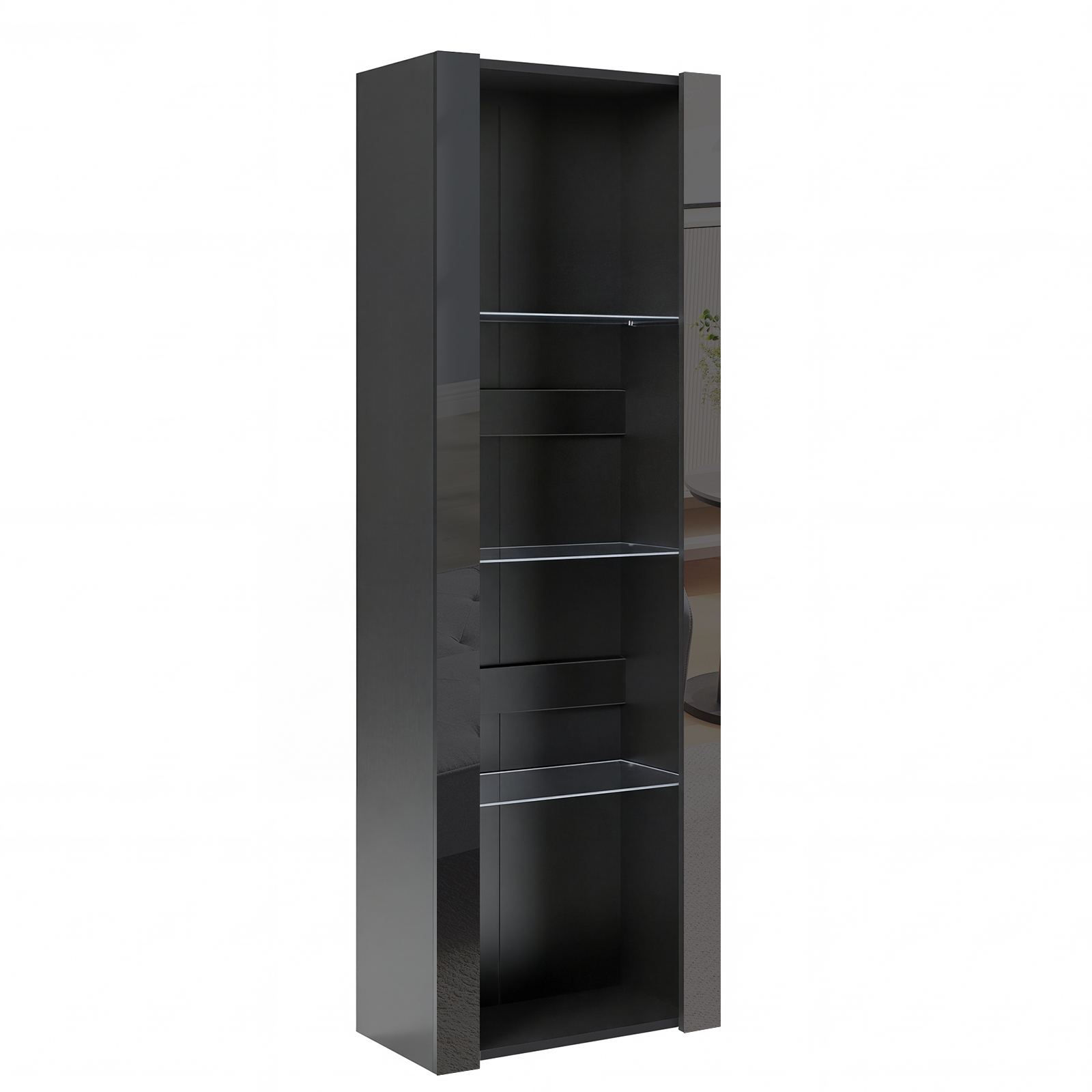 Modern Living Room Cupboard,Display Unit Cabinet Sideboard Free Standing — image 2
