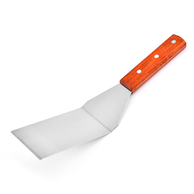 Title 2, Stainless Steel Kitchen Shovel With Wooden Handle