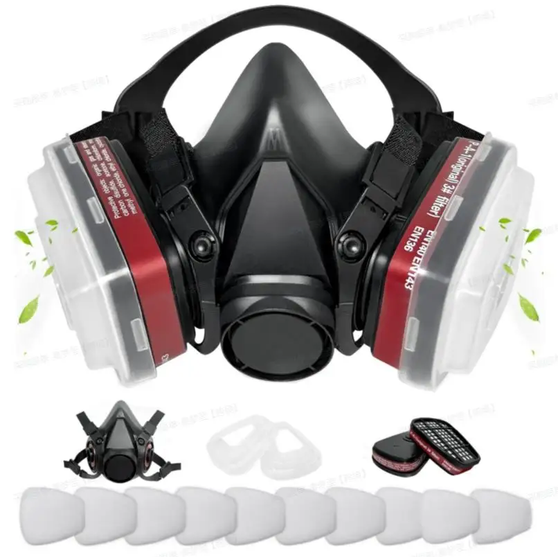6001 Half-face Respirator, Gas Mask, Dust Painting