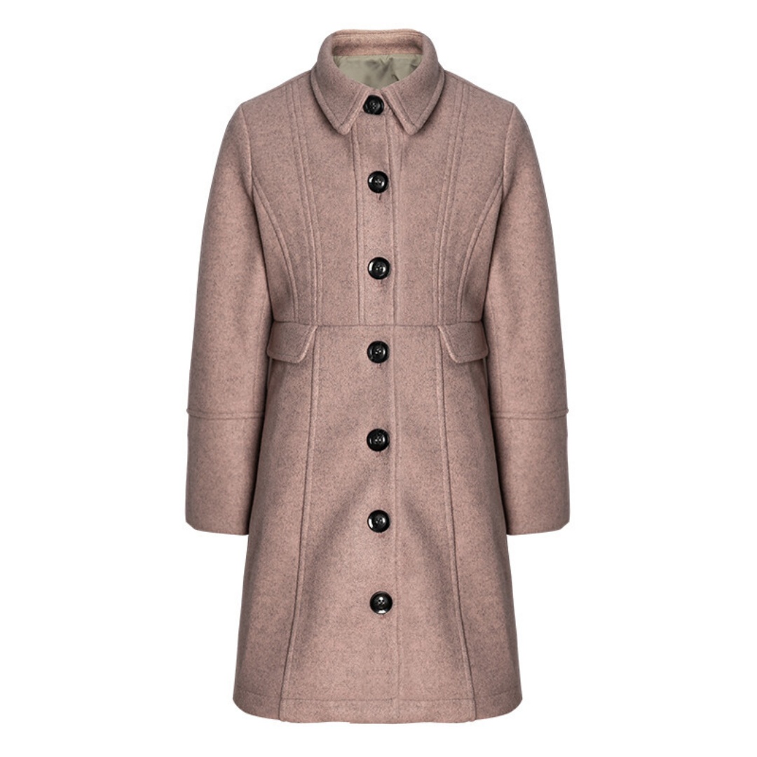 Girls Thick Warm Long Overcoat Vintage Wool Winter Coat Autumn 3-9Y — image 6