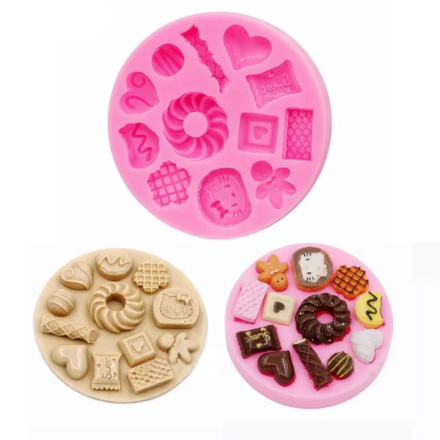 Gingerbread Man Fondant Silicone Mold DIY Chocolate Candy Decoration Cake Baking Tool As Shown - Shop at LoveMi