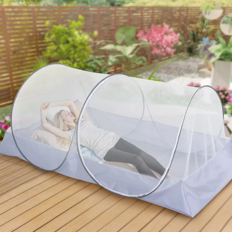 Anti Fall Mosquito Net Foldable Full Bed Safety Mosquito Tent Encrypted Mesh Anti Mosquito Sleep Net For Single Bed Dormitory Travel