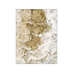 Nordic Modern Canvas Art Wall Painting Gold Foil Beach - L - View 1