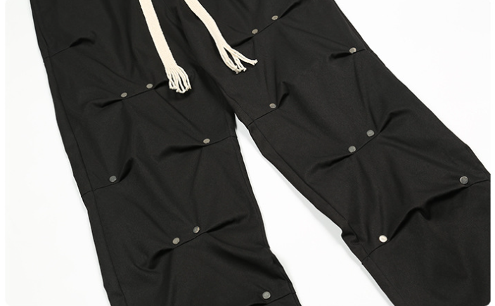 Title 7, American Street Dark Tide Casual Broek met Meta...