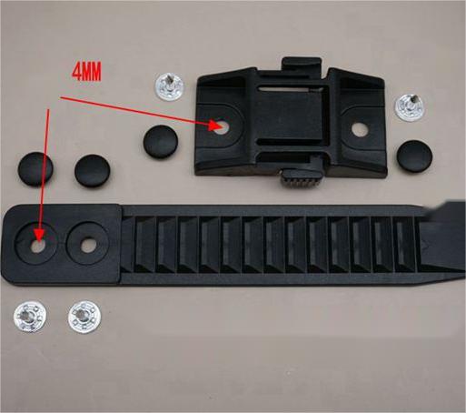 2cm Wide Adjustable Watch With Plastic Buckle