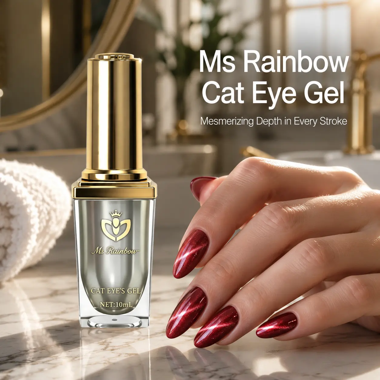 Ms Rainbow Starry Series Cat Eye Gel