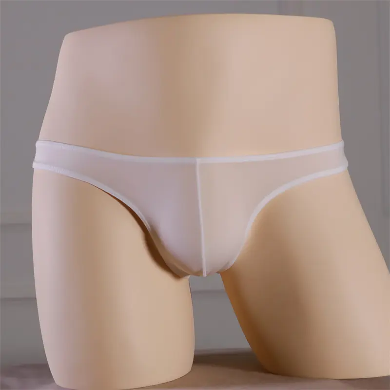 Seamless Men Ice Silk Low Waist Comfortable