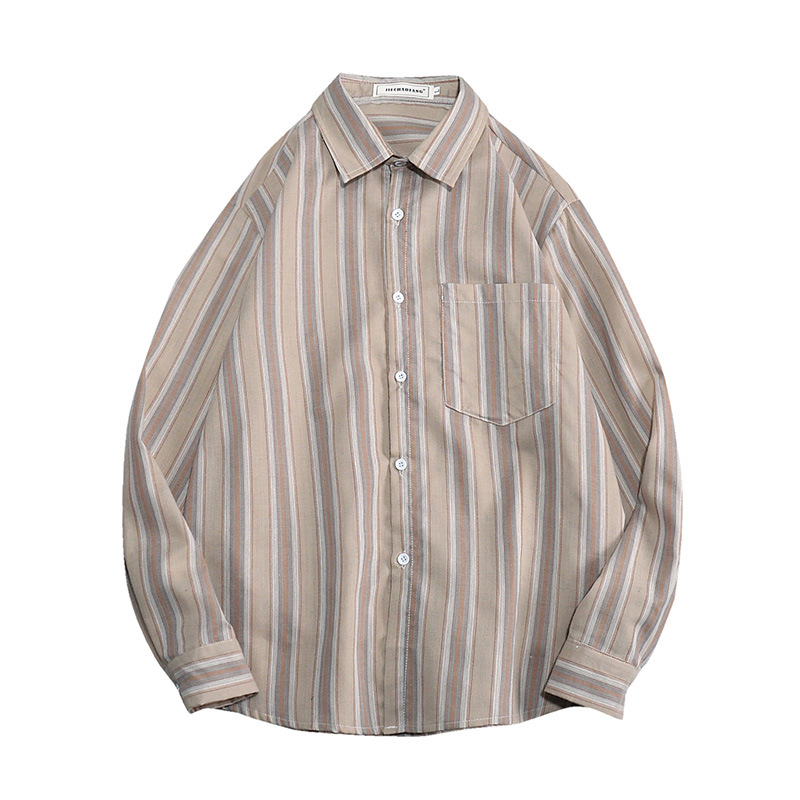 Men's Korean Style Jacket Loose Tide Brand Ins Lapel Shirt