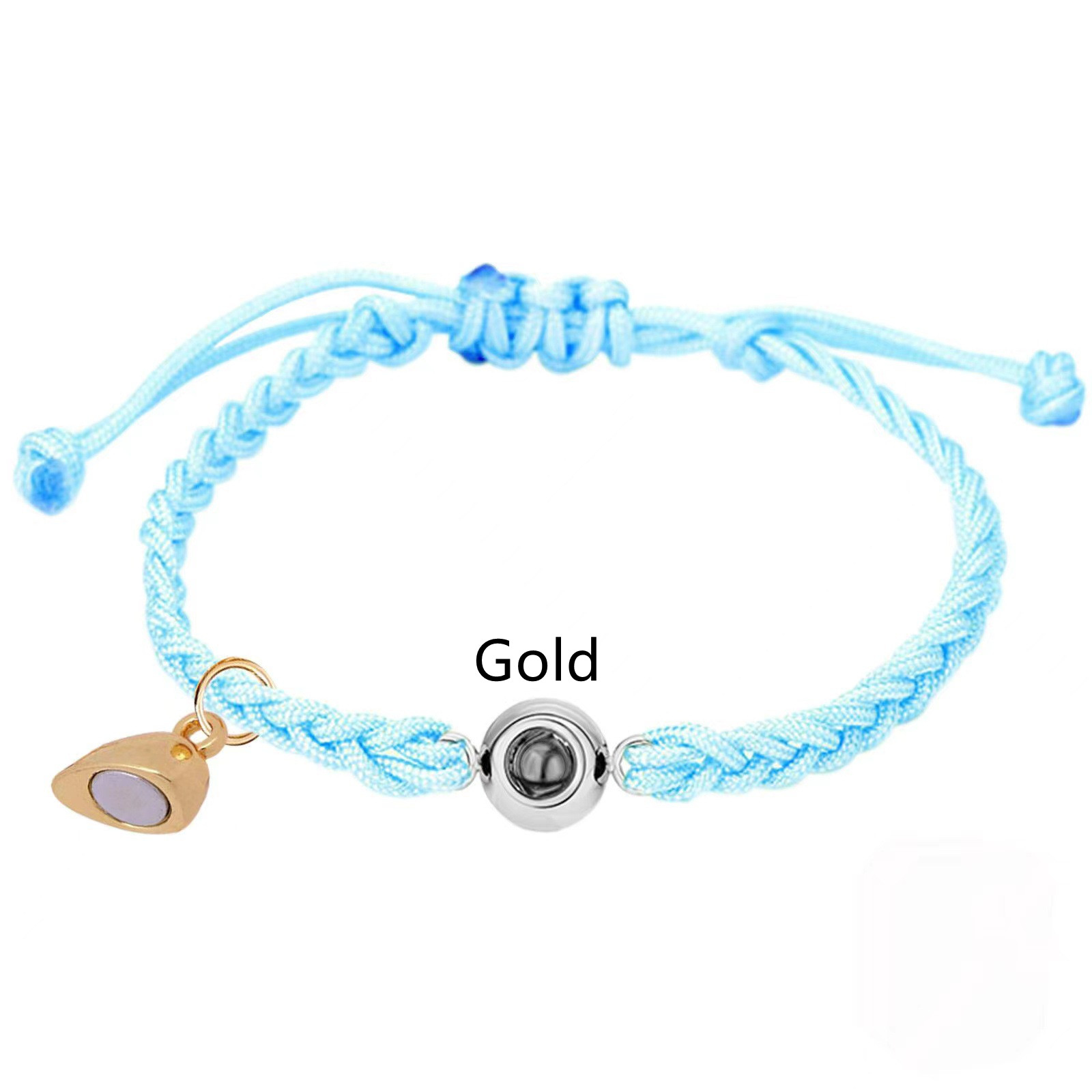 Braided Rope Couple Bracelet Magnet Attracts 100 Languages I Love You