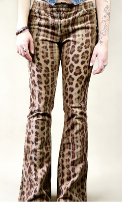 Low-Rise Flare Pants