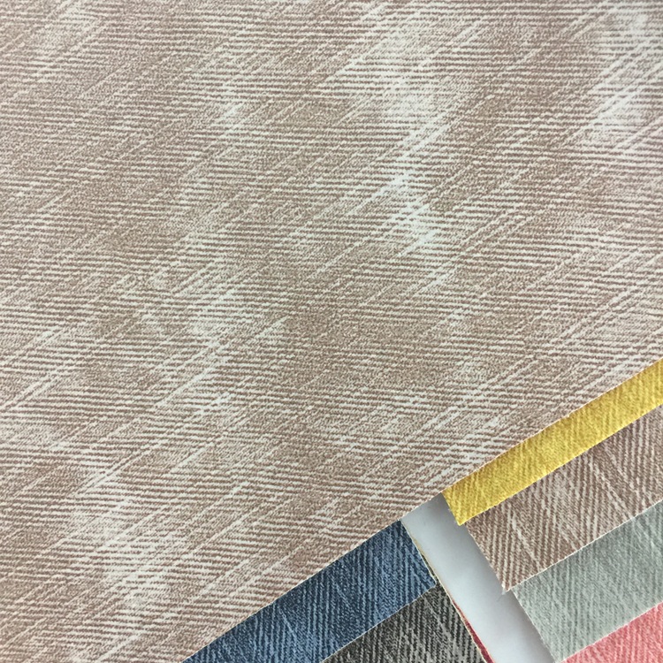 Reverse Microfiber Denim Leather Fabric - 8