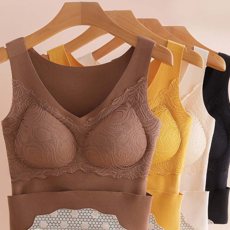 Autumn And Winter Ginger Self-heating Dralon Cationic Thermal Underwear