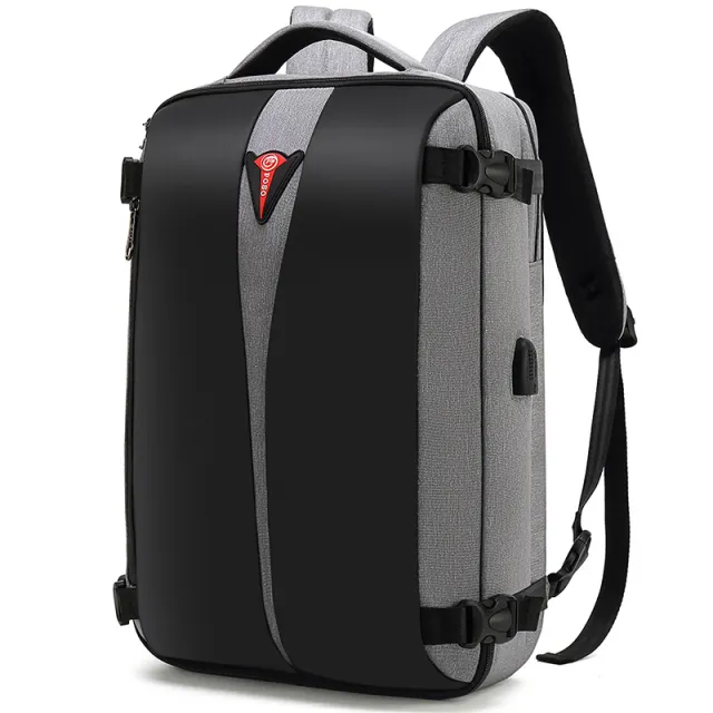 Men's Multifunctional Fashion Casual Computer Backpack Grey - Shop at LoveMi