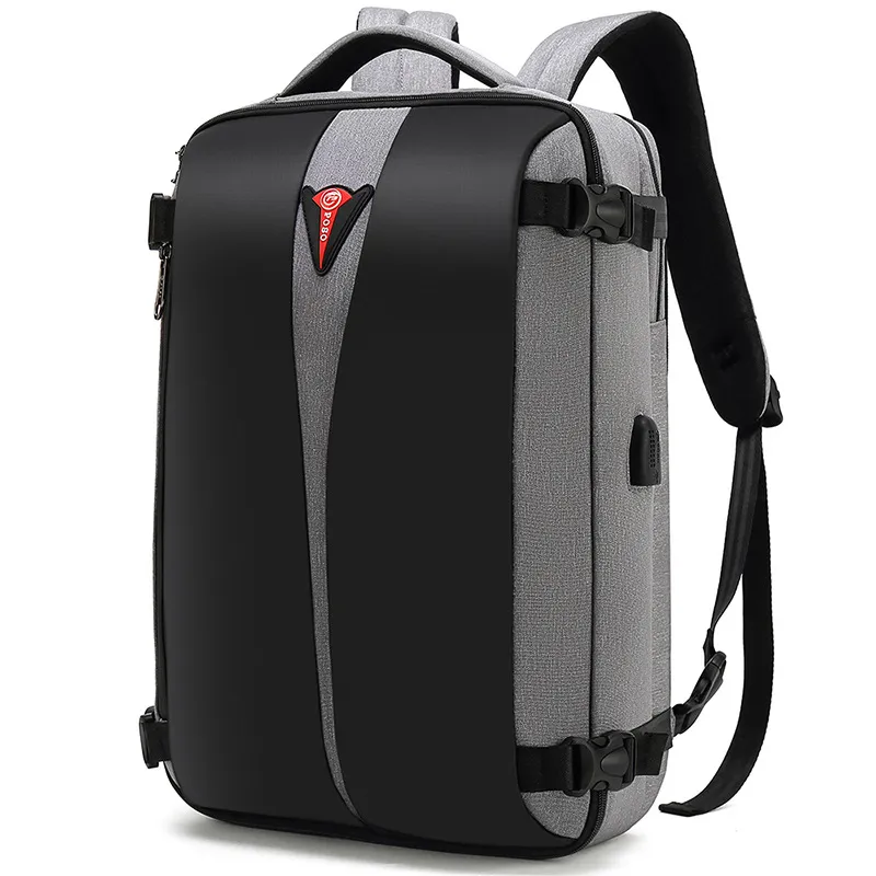 Men's Multifunctional Fashion Casual Computer Backpack - Grey