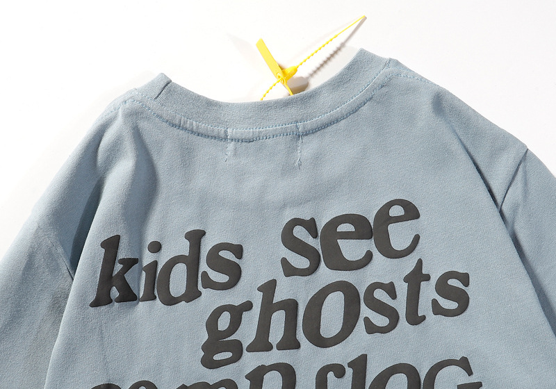 Washed Vintage Distressed Heart Letter High Street Short Sleeve T-Shirt