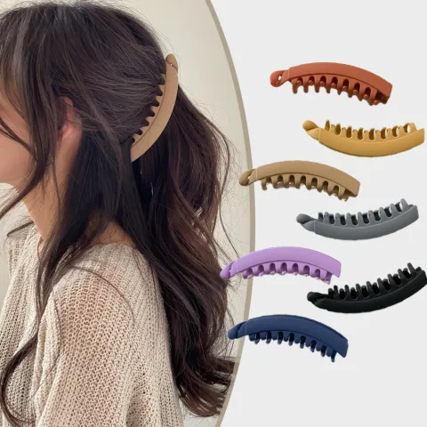 Banana Hair Clip Claws Chic Clamps Hairpin Strong Hold