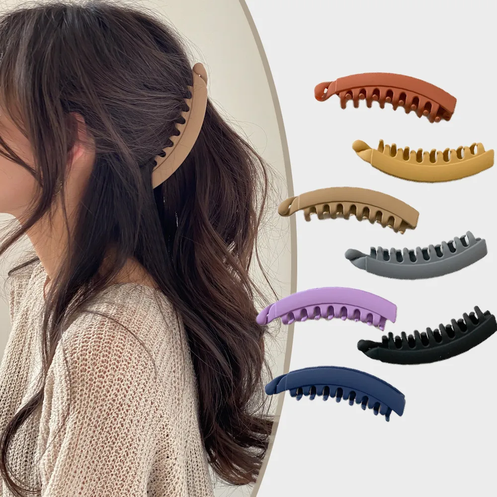 Banana Hair Clip Claws Chic Clamps Hairpin Strong Hold
