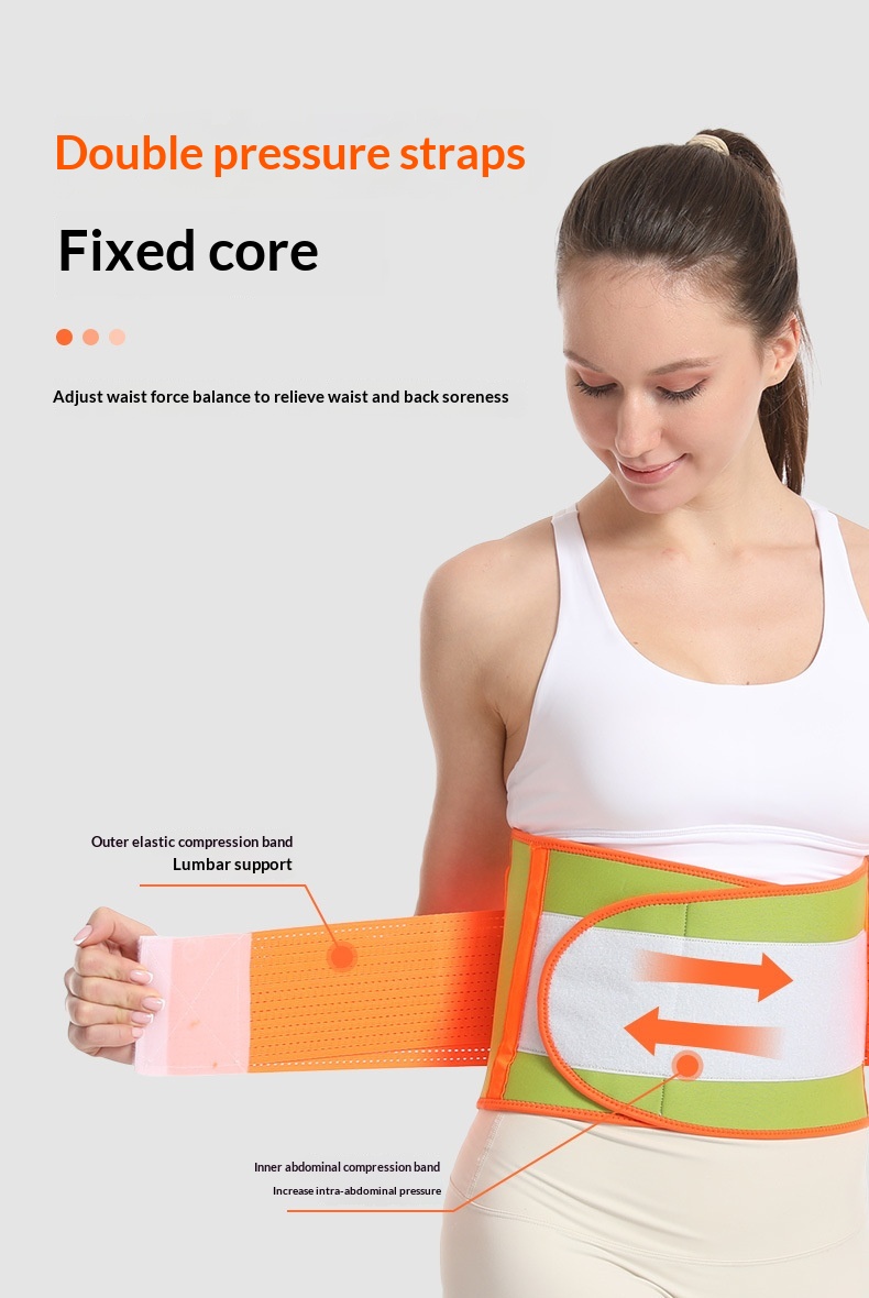 Cross-border Waist Protection Belt Fitness Sports Support Compression Waist Abdominal Shaping Breathable Lumbar Protection Spot Wholesale 3