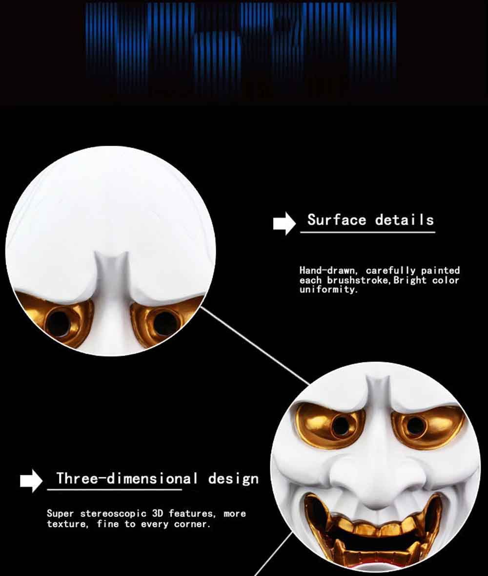 Halloween Mask White Ghost House Ringing Butterfly Ghost Head — foto 3
