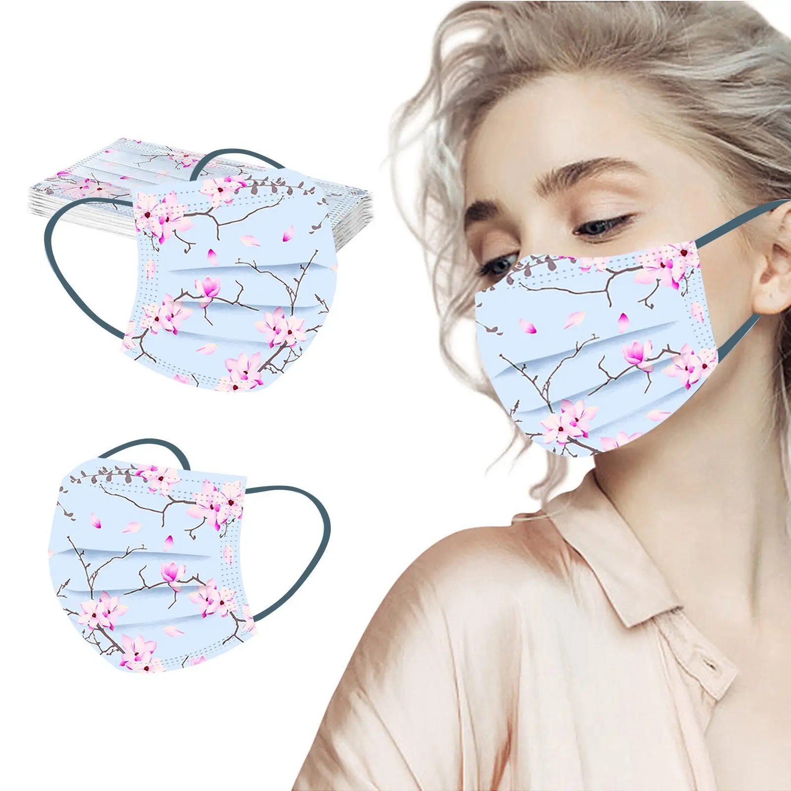 Disposable Facial Mask Spring Printing