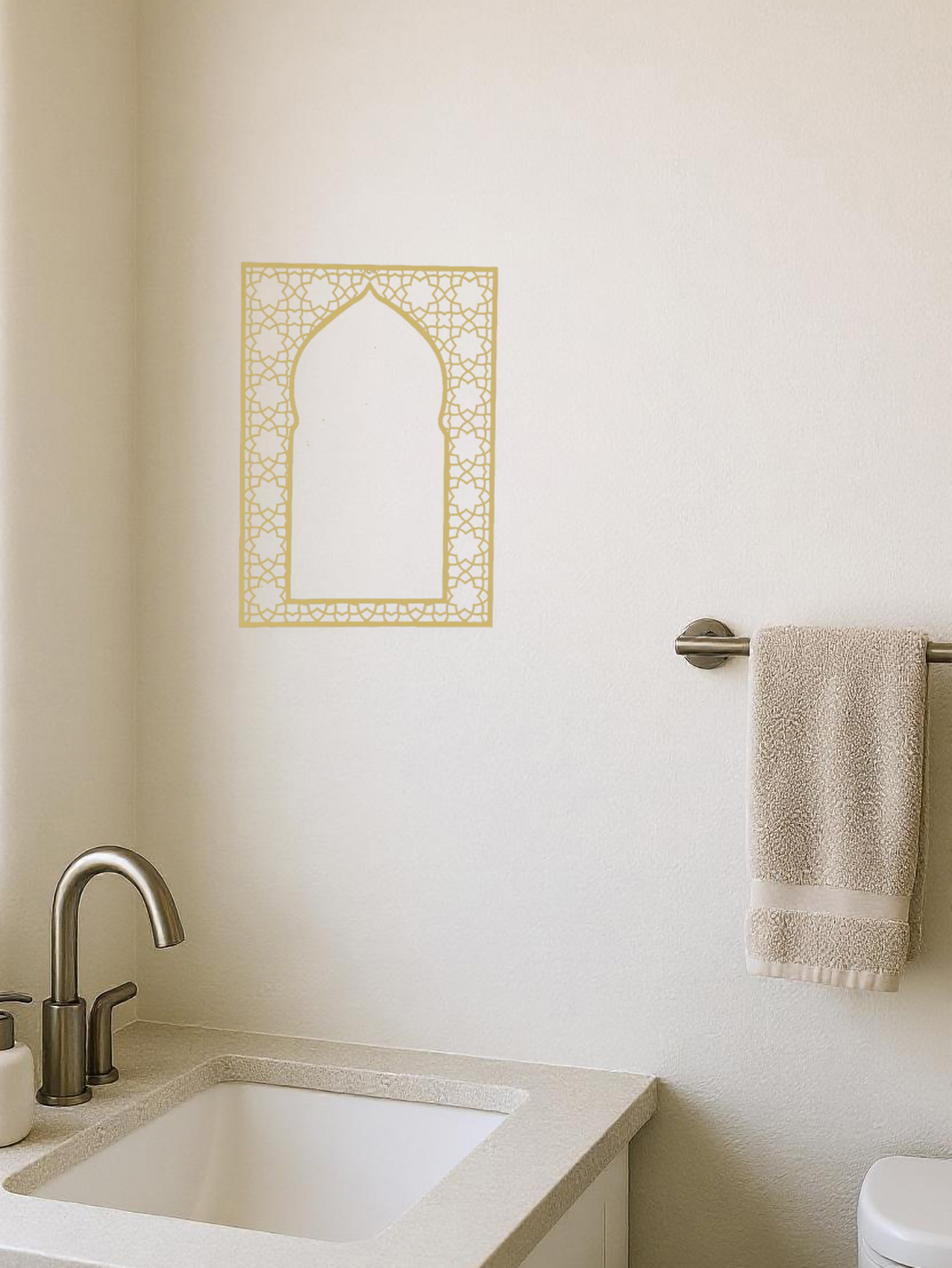 Islamic Arabic-Style Metal Wall Art-Exquisite Indoor Outdoor Decor & Muslim Gift_voghion.com
