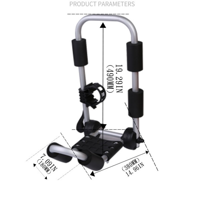 Aluminum Alloy Bracket For Canoe Skis With Detachable Single Roof