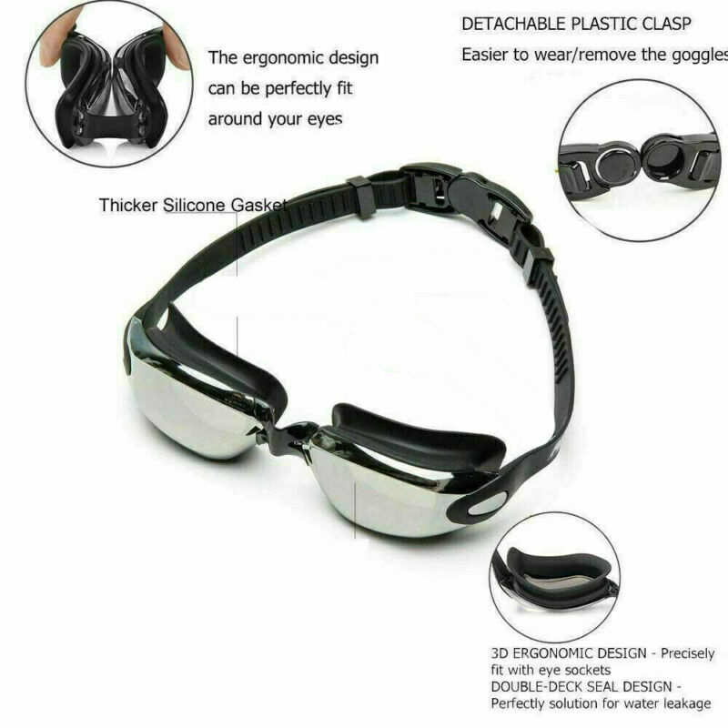Adjustable Anti Fog Swimming Goggles Ultra-clear Vision For Men Women Kids — image 4