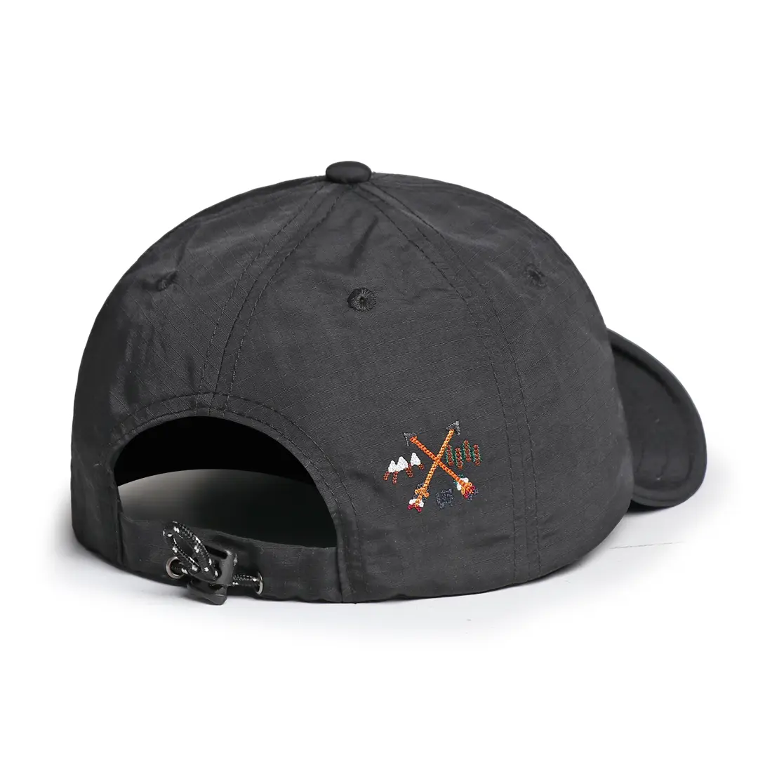 Summer Lightweight And Quick-drying Arrow-shaped Letter Soft Brim Baseball Cap With Drawstring For Adjustable Headband, Outdoor Hiking And Casual Hat