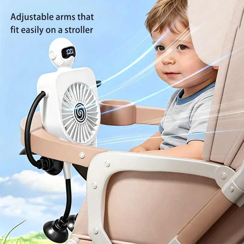 2000 MAh Fun Suction Cup Fan
