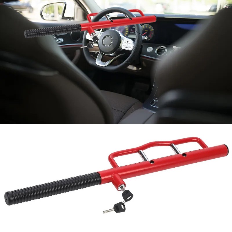 Car Steering Wheel Lock Heavy Duty Design Anti Theft Security 2 Keys UK Stock