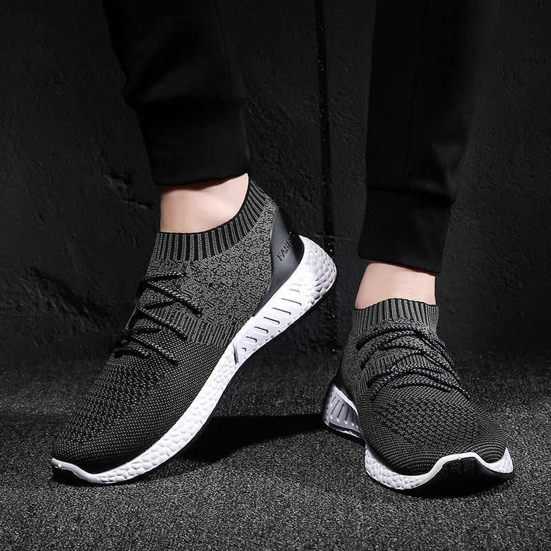 Title 5, Flying knit stretch socks shoes