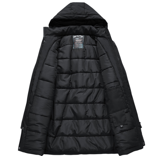 Men's Winter Mid-length Cotton Coat