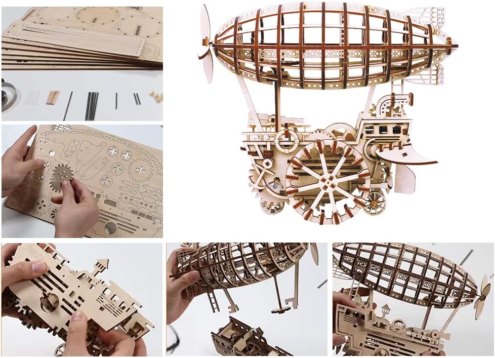 puzzle en bois 3d Puzzle en Bois Avion ROKR