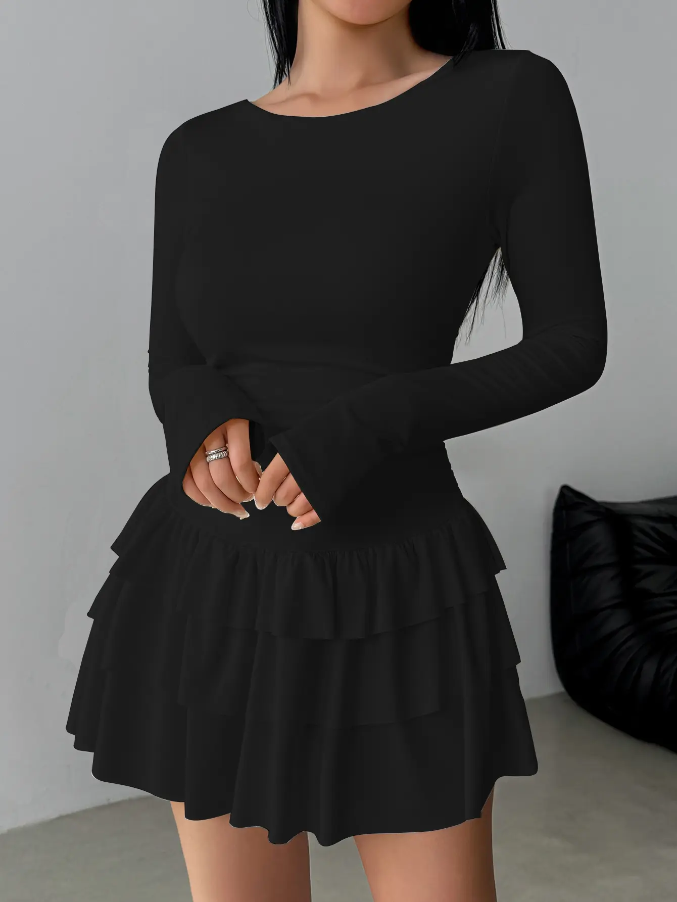 New Women's Autumn And Winter Solid Color