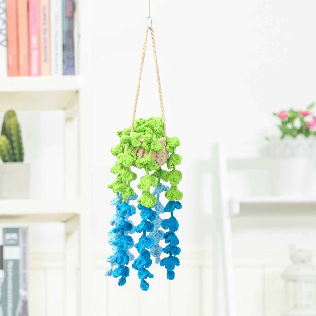 Crochet Hanging Wisteria Ornament, picture 3 of 4