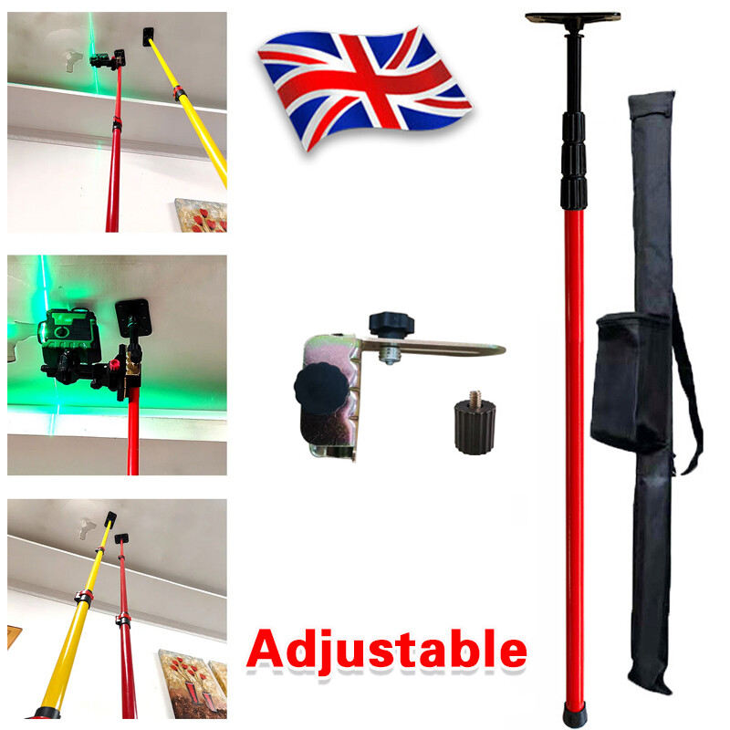 2.8 Meter Laser Leveling Telescoping Pole Adjustable Mounting Pole For Rotary UK