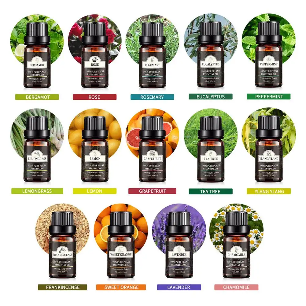 Single Essential Oil Set 10ml Plant Aroma