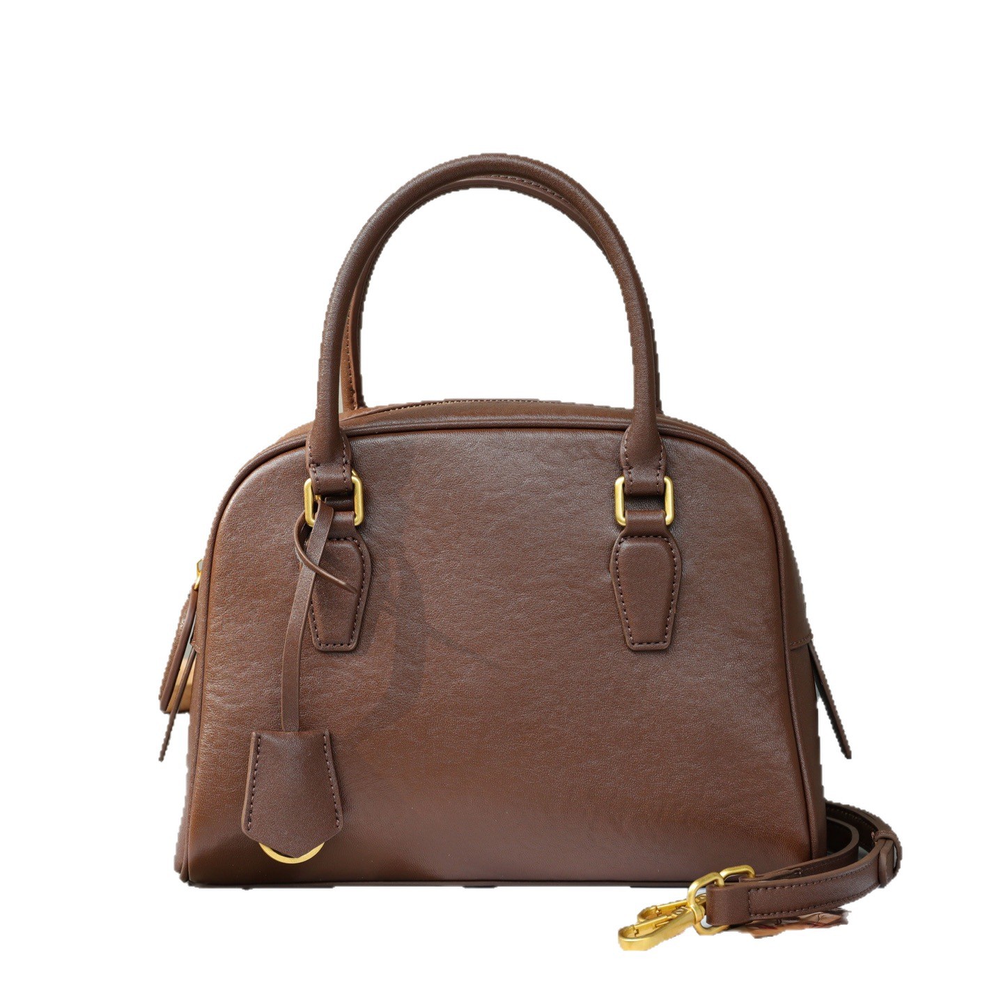 Top-Grain Leather Versatile Bag 2026 New Boston Pillow Bag Shoulder And Crossbody Bag Large Capacity Genuine Leather Handbag 3
