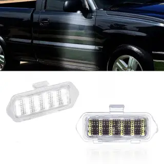 LED Side Mirror Puddle Lights For 03-06 Escalade Silverado Suburban Tahoe Sierra