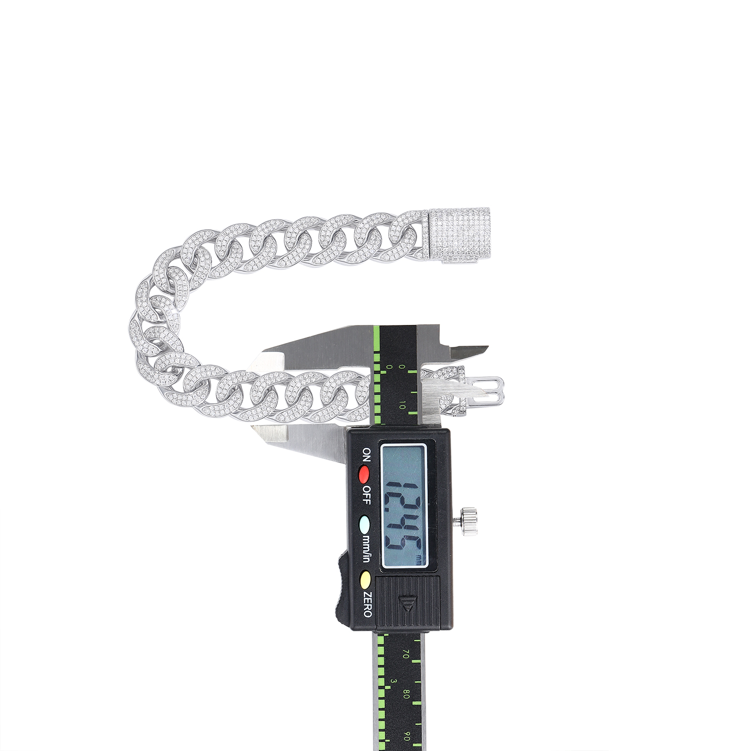 Set With Top-quality Moissanite, This Luxurious And Fashionable Light Luxury Jewelry Silver Bracelet Is Made Of S925 Silver Electroplated With Platinum