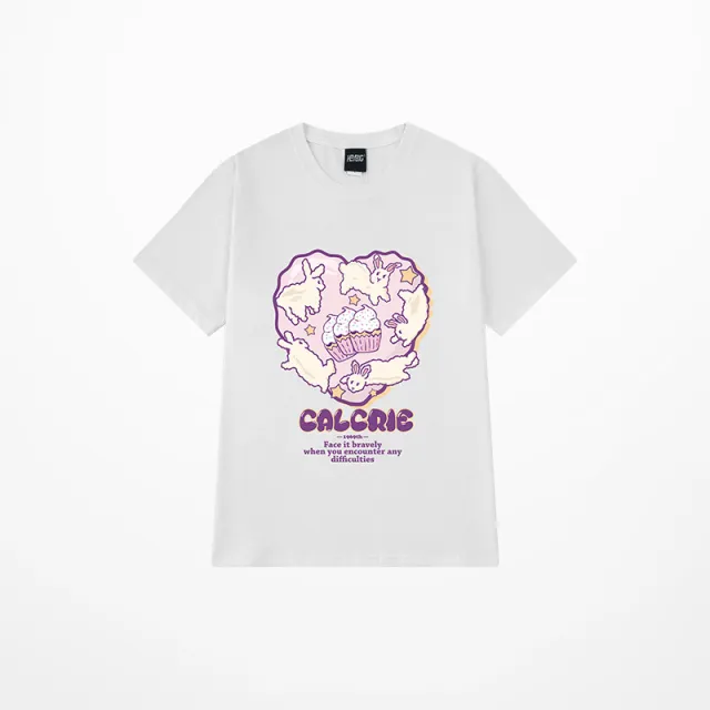 Hip hop Oversize Half sleeved Middle sleeved Hand painted Graffiti Personality Short sleeved T shirt White - Shop at LoveMi