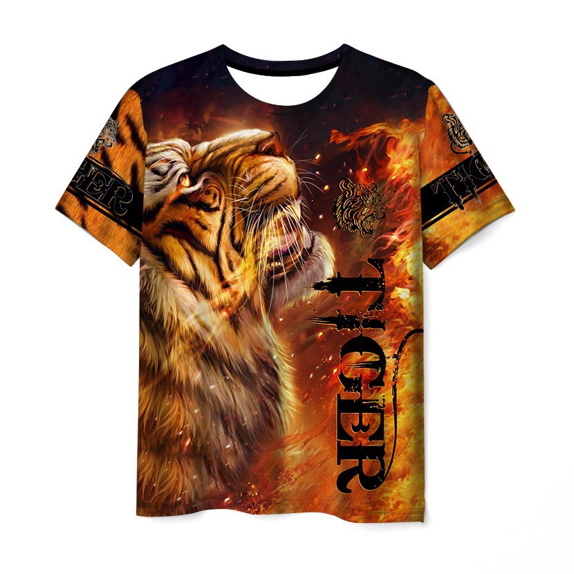 Title 3, Mens European and American Style Summer T-shir...