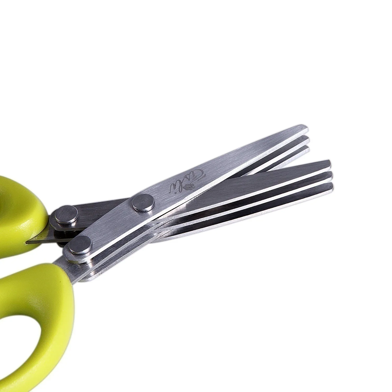 Multifunctional Multi-layer Green Onion Scissors Stainless Steel Onion Cutting Knife Herb Seaweed Spice Scissors Kitchen Scissor Kitchen Gadgets – image 9