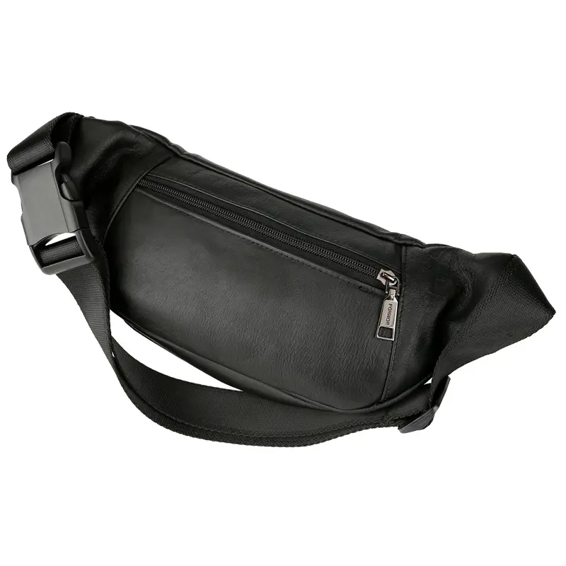 High-end Men's Sports Waist Bag Head Layer