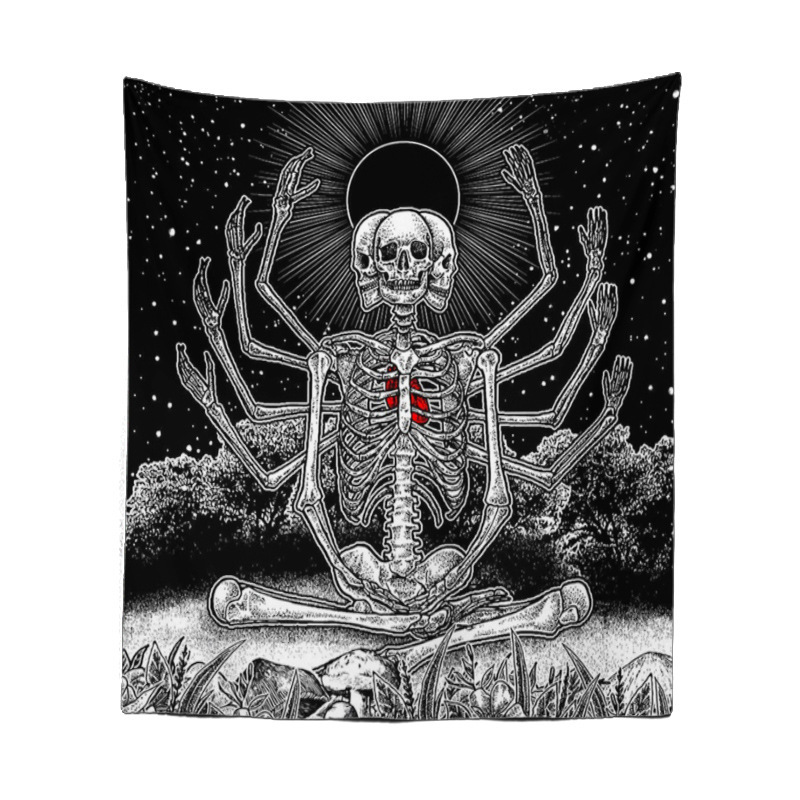 Skull Tapestry Wall Hanging