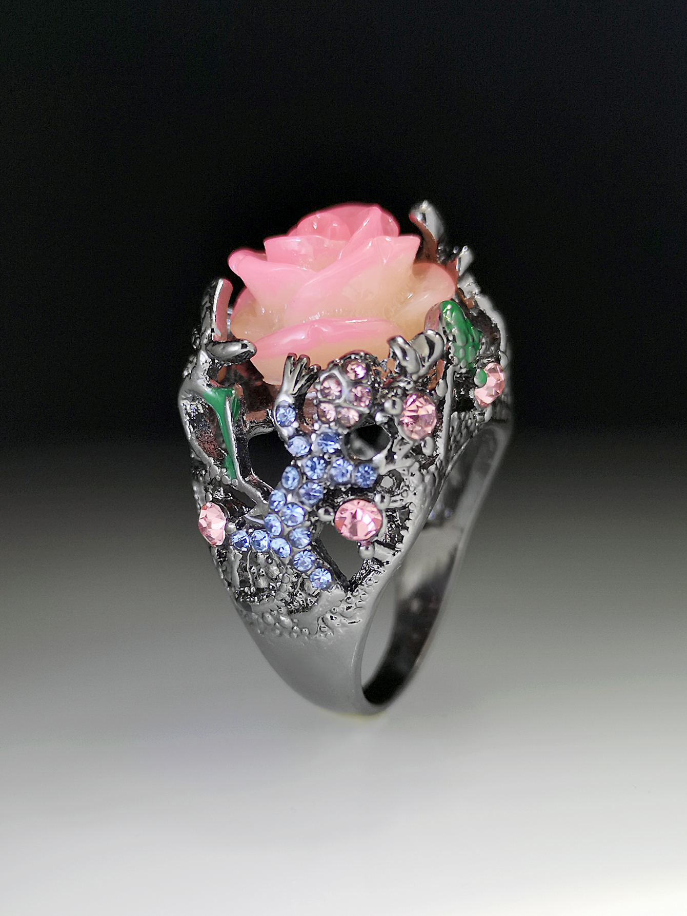 Simple Geometric Personality Metal Ring