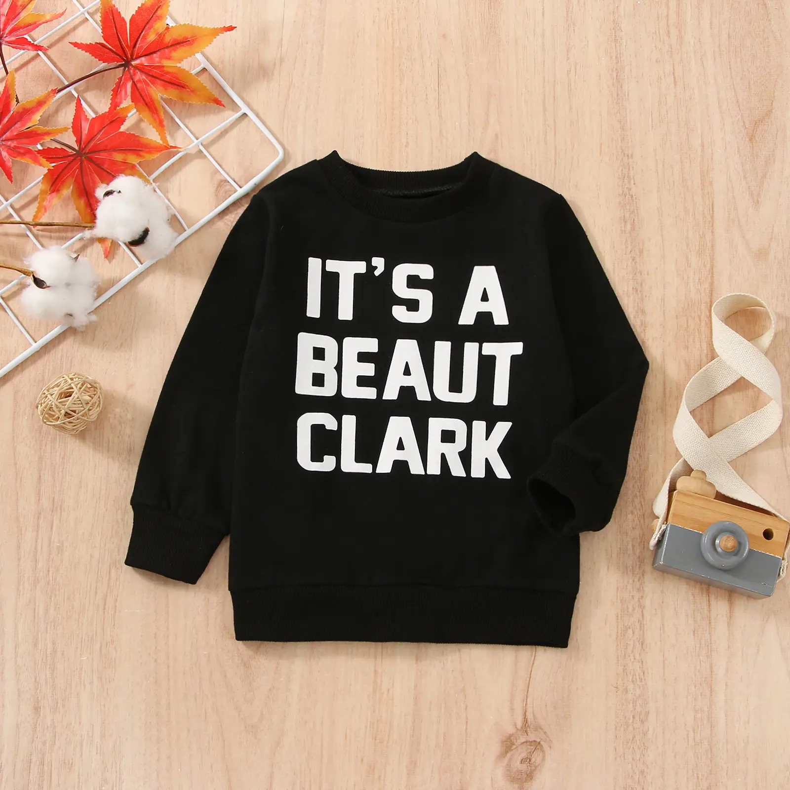 Boys Sweatshirt Crewneck Jacket Letter